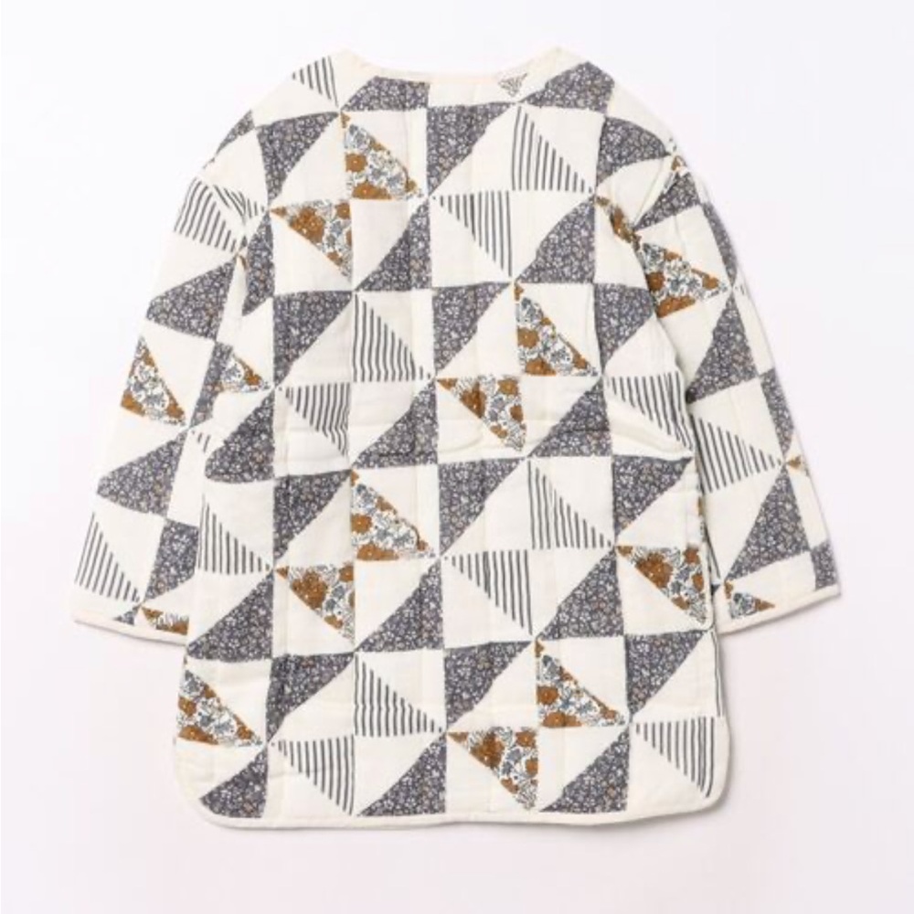 Rylee & Cru quilted longline patchwork kids jacket size 2-3Y - Picture 2 of 7